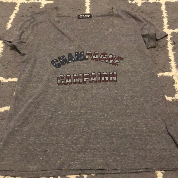 NWOT Campagne Campaign grey shirt-medium - Picture 2 of 3
